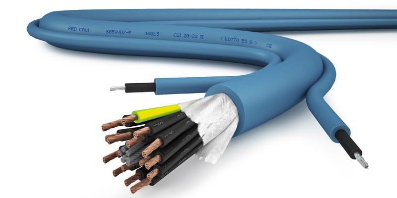 Red Cavi Elevator Cables - S05VVD7-F CEI 20-22 II (CE)