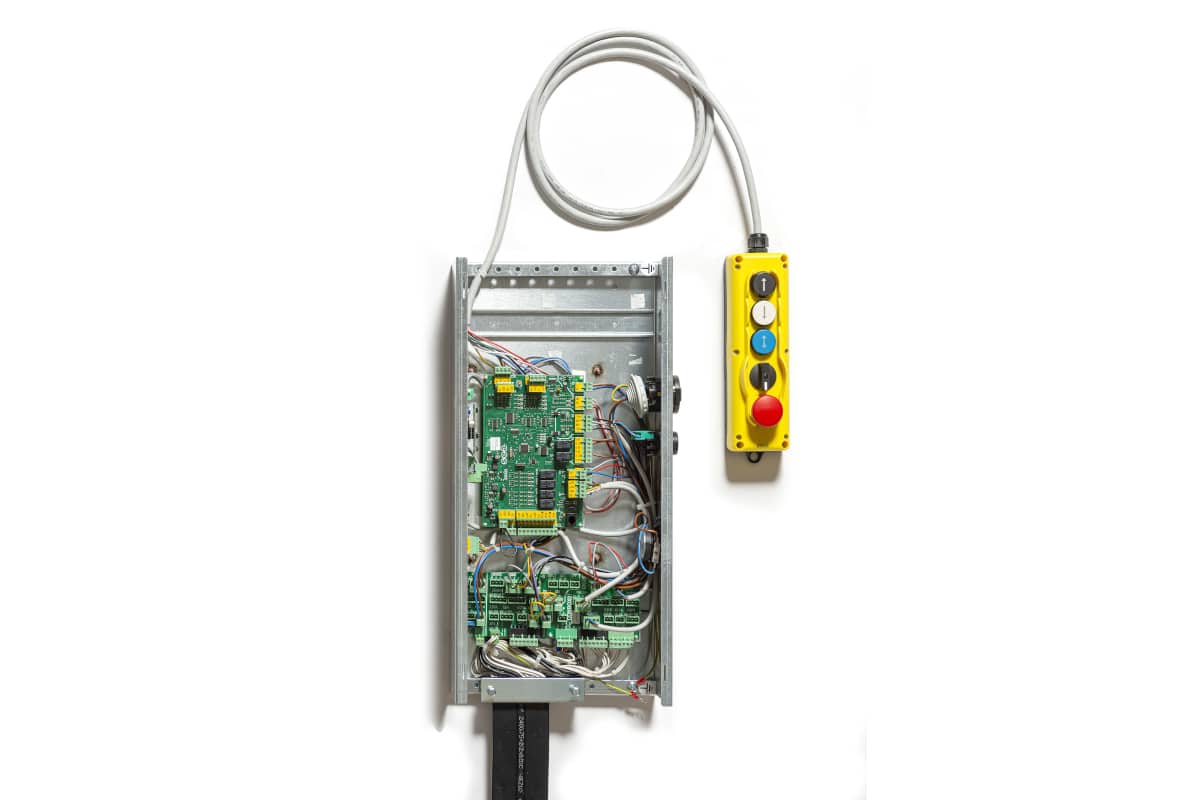 Sea Systems Utility Connections Panel on the Cabin Roof