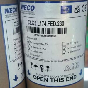 WECO Light Curtain European Model L Series 03.G5.L174.FED 230VAC