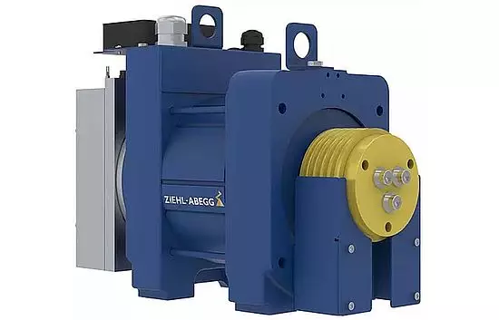 ZIEHL-ABEGG Elevator ZAtop Gearless Traction Motors