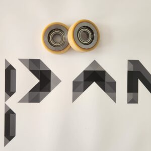 P+S CWT Guide Roller OD 60, ID 17, Width 18, Bearing 6003, 93° Shore-A