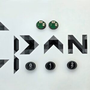 Nova Elevator Push Buttons with Blue Light – Part Number  TM37 