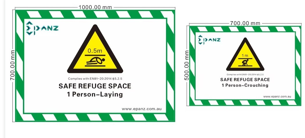 EPANZ Elevator Safety Signage